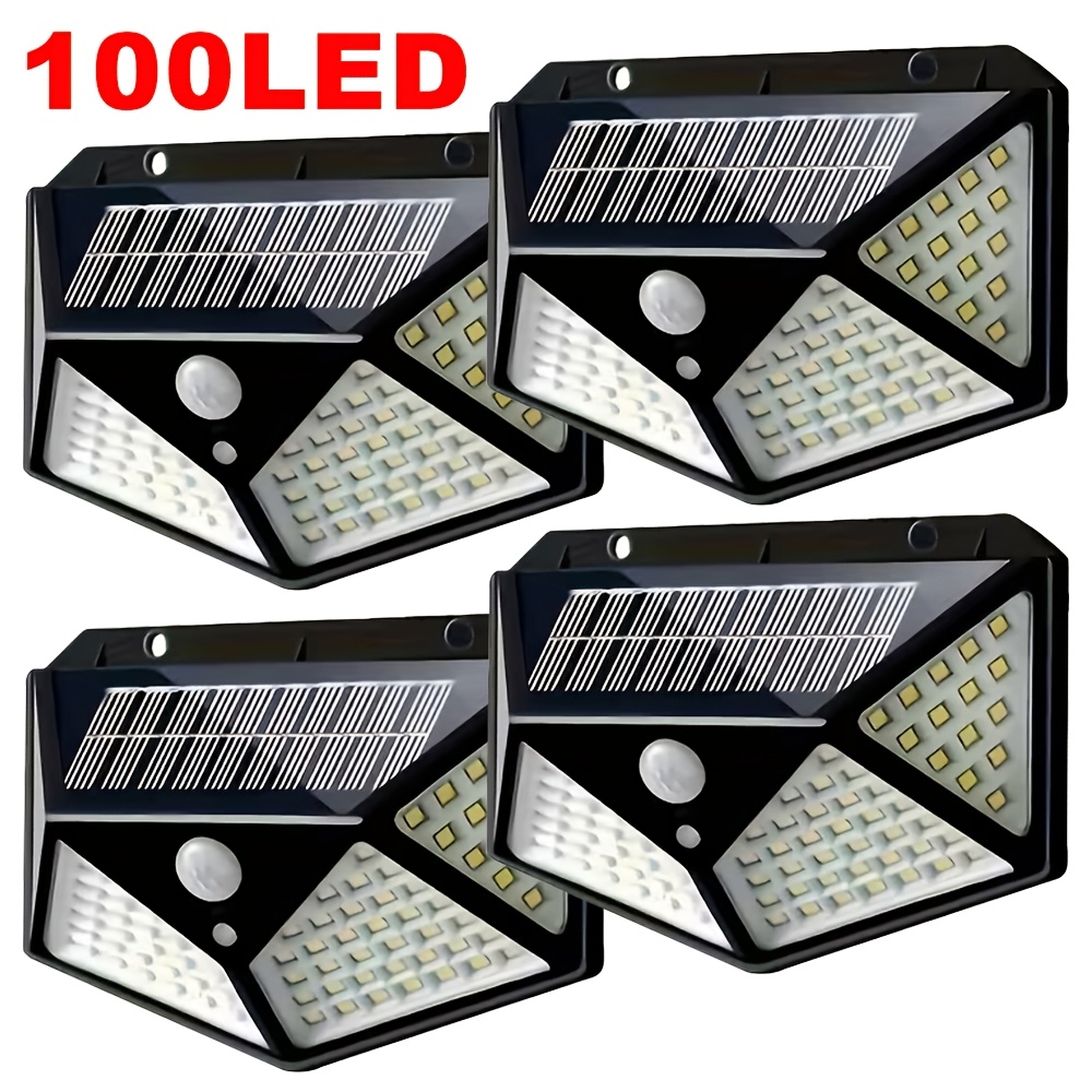 Farming And Agriculture - 100LED 야외 태양광 정원등, 모션 센서